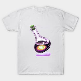 Space galaxy potion bottle T-Shirt